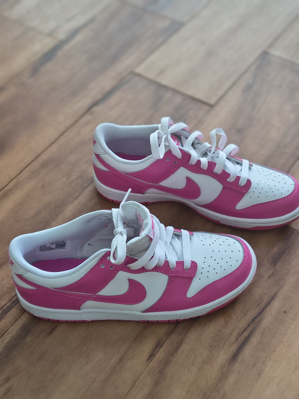 Nike Dunk Low Pandas Kids Pink & White Low Top Sneakers